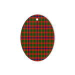 Skene Tartan Oval Ornaments, Christmas Tree Ornament, Plaid Christmas Ornaments, Ceramic Oval Christmas Tree Decoration, Tartan Oval Ornaments, Christmas Tree Ornament, Plaid Christmas Ornaments, Ceramic Oval Christmas Tree Decoration