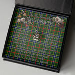To My Beautiful Soulmate Necklace In Your Eyes I Have Found My Home Clan Bisset Pattern Tartan Crown Pendant Necklace