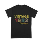 Vintage 1983 Years Old Birthday Gift Birthday Shirt - Scotstee Shop