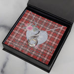 Rising Phoenix Necklace - Valentine Necklace Clan MacDougall Dress Tartan Gift for Girlfriend, Gift for My Wife Rising Phoenix Necklace