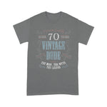Scotstee Shop - 70th birthday gift idea for Vintage Dude 70 years old Birthday Shirt
