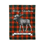 Tartan Blanket With Moose Clan Douglas of Roxburgh Plaid Blanket Tartan Plaid Fleece Blanket, Christmas Blanket, tartan blanket, plaid blanket, red plaid blanket, buffalo plaid blanket, green plaid blanket, plaid fleece blanket, blue plaid blanket, red tartan blanket, tartan plaid blanket, black and white plaid blanket, christmas plaid blanket, orange plaid blanket, tartan plaid throw blanket, pink plaid blanket, brown plaid blanket, buffalo check blanket