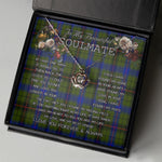 To My Beautiful Soulmate Necklace In Your Eyes I Have Found My Home Clan Dawson Tartan Crown Pendant Necklace