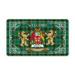 Doormat - Tartan Door Mat The Family Duncan of Sketraw Welcome Mat, Plaid Doormat Scottish