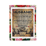 Scotstee Shop - Personalized Gift Letter To My Husband Perfect Gift For Boy Gifts Fleece Blanket