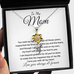 Sunflower Pendant Necklace - Mom Necklace - To My Mom - Love You Always And Forever