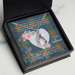 Rising Phoenix Necklace - Valentine Necklace Clan Aiton Ancient Tartan Gift for Girlfriend, Gift for My Wife Rising Phoenix Necklace