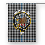 Scotstee Shop Gladstone Tartan Flag Clan Badge Tartan House Flag