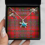 Sea Turtle Necklace To My Beautiful Soulmate Necklace In Your Eyes I Have Found My Home Clan MacDougall Tartan Blue Turtle Necklace, Valentine Necklace Gift for Girlfriend Clan Mitchell Ancient Tartan Sunflower Pendant Necklace, Scottish Tartan Jewelry, valentine necklace, necklace girlfriend, necklace for wife, cute necklaces for girlfriend, jewelry for girlfriend, to my soulmate necklace, to my future wife necklace