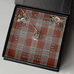 To My Beautiful Soulmate Necklace In Your Eyes I Have Found My Home Clan Davidson Dress Dancers Tartan Crown Pendant Necklace