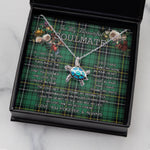 Sea Turtle Necklace To My Beautiful Soulmate Necklace In Your Eyes I Have Found My Home Clan MacAlpine Tartan Blue Turtle Necklace