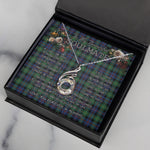 To My Beautiful Soulmate Necklace In Your Eyes I Have Found My Home Clan Farquharson Ancient Tartan Rising Phoenix Necklace