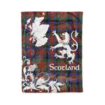 Tartan Plaid Fleece Blanket Tartan Blanket Thistle and Lion Scottish Clan MacDuff Hunting Modern Plaid Blanket, tartan blanket, plaid blanket, red plaid blanket, buffalo plaid blanket, green plaid blanket, plaid fleece blanket, blue plaid blanket, red tartan blanket, tartan plaid blanket, black and white plaid blanket, christmas plaid blanket, orange plaid blanket, tartan plaid throw blanket, pink plaid blanket, brown plaid blanket, buffalo check blanket