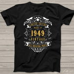 Scotstee Shop - 72 Years Old Made In 1949 72nd Birthday, Anniversary Gift Birthday Shirt