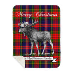 Scotstee Shop Plaid Tartan Blanket With Moose Clan MacPherson Plaid Blanket, plaid blanket australia,plaid blanket canada,plaid christmas blanket,plaid fleece sherpa blanket,plaid sherpa blanket canada,plaid sherpa blanket lipstick,plaid sherpa blanket pink,plaid sherpa blanket queen