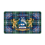 Doormat - Tartan Door Mat The Family Davidson Of Tulloch Welcome Mat, Plaid Doormat Scottish