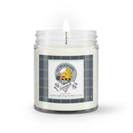 Soy Wax Candle - Buffalo Plaid Candle Clan Badge Campbell Argyll Modern Tartan Plaid Soy Wax Candle, oil candle, candle handmade, wax candle, soy wax, nature wax, natural soy wax, natural soy candles, natural candle