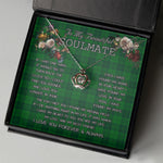 To My Beautiful Soulmate Necklace In Your Eyes I Have Found My Home Clan Erskine Hunting Tartan Crown Pendant Necklace