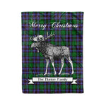 Tartan Blanket With Moose Clan Hunter of Peeblesshire Plaid Blanket Tartan Plaid Fleece Blanket, Christmas Blanket, tartan blanket, plaid blanket, red plaid blanket, buffalo plaid blanket, green plaid blanket, plaid fleece blanket, blue plaid blanket, red tartan blanket, tartan plaid blanket, black and white plaid blanket, christmas plaid blanket, orange plaid blanket, tartan plaid throw blanket, pink plaid blanket, brown plaid blanket, buffalo check blanket