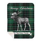 Scotstee Shop Plaid Tartan Blanket With Moose Clan MacAulay Hunting Ancient Plaid Blanket, plaid blanket australia,plaid blanket canada,plaid christmas blanket,plaid fleece sherpa blanket,plaid sherpa blanket canada,plaid sherpa blanket lipstick,plaid sherpa blanket pink,plaid sherpa blanket queen