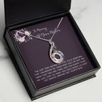 Daughter Necklace, Daughter loss of mom necklace gift, mother passing, loss of mother, sympathy In Memory Of Your Mother's Day Phoenix Rising Necklace