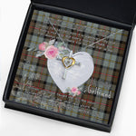 Gift For My Beautiful Girlfriend Necklace Valentine Necklace Clan MacLeod Of Harris Weathered Tartan Cross Dancing Necklace Scottish Tartan Jewelry