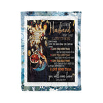 Scotstee Shop - Personalized gift letter to my Husband funny quotes gift for husband fleece blanket
