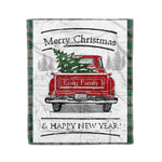 Tartan Blanket Vintage Red Truck with Christmas Tree Family Scottish Clan Craig Ancient plaid blanket, red plaid blanket, buffalo plaid blanket, green plaid blanket, plaid fleece blanket, blue plaid blanket, red tartan blanket, tartan plaid blanket, black and white plaid blanket, , christmas plaid blanket, orange plaid blanket, tartan plaid throw blanket, pink plaid blanket, brown plaid blanket, buffalo check blanket