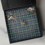 To My Beautiful Soulmate Necklace In Your Eyes I Have Found My Home Clan Farquharson Ancient Tartan Crown Pendant Necklace