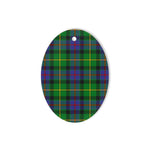 Tait Tartan Oval Ornaments, Christmas Tree Ornament, Plaid Christmas Ornaments, Ceramic Oval Christmas Tree Decoration, Tartan Oval Ornaments, Christmas Tree Ornament, Plaid Christmas Ornaments, Ceramic Oval Christmas Tree Decoration