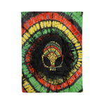 Scotstee Shop - Scotstee Shop Blanket Alien Skull Tie Dye Hippie Fleece Blanket