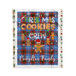 Personalized Gift Tartan Plaid Blanket Clan Congilton With Christmas Cookie Baking Crew Christmas Gift Blanket, Plaid Blanket, Christmas Fleece Blanket, Christmas Blanket, Tartan Blanket, Scottish Blanket, Scotland Blanket, Family Name Blanket, Custom Blanket, Personalized Blanket