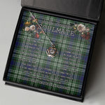 To My Beautiful Soulmate Necklace In Your Eyes I Have Found My Home Clan Blyth Tweeside District Tartan Crown Pendant Necklace