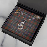 To My Beautiful Soulmate Necklace In Your Eyes I Have Found My Home Clan MacDuff Hunting Modern Tartan Rising Phoenix Necklace