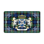 Doormat - Welcome Mat Scottish Fletcher Clan Badge Tartan Door Mat, Plaid Doormat