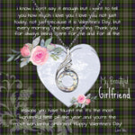 Rising Phoenix Necklace - Valentine Necklace Clan Davidson Tulloch Dress Tartan Gift for Girlfriend, Gift for My Wife Rising Phoenix Necklace
