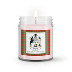 Soy Wax Candle - Buffalo Plaid Candle Burnett Family Crest Tartan Plaid Soy Wax Candle, oil candle, candle handmade, wax candle, soy wax, nature wax, natural soy wax, natural soy candles, natural candle