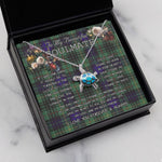 Sea Turtle Necklace To My Beautiful Soulmate Necklace In Your Eyes I Have Found My Home Clan Monteith Modern Tartan Blue Turtle Necklace