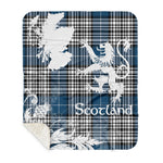 Sherpa Blanket - Tartan Blanket Thistle and Lion Scottish Clan Napier Plaid Blanket, plaid sherpa blanket queen,purple sherpa blanket,queen sherpa blanket,queen size sherpa blanket,red sherpa blanket,scottish tartan blankets,sherpa blanket,sherpa christmas blanket