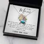 Opal Turtle Necklace - To My Mom - I Love You Mom, Mother's Day Necklace