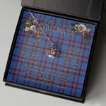 To My Beautiful Soulmate Necklace In Your Eyes I Have Found My Home Clan Elliot Tartan Crown Pendant Necklace