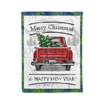 Tartan Blanket Vintage Red Truck with Christmas Tree Family Scottish Clan Marjoribanks Ancient plaid blanket, red plaid blanket, buffalo plaid blanket, green plaid blanket, plaid fleece blanket, blue plaid blanket, red tartan blanket, tartan plaid blanket, black and white plaid blanket, , christmas plaid blanket, orange plaid blanket, tartan plaid throw blanket, pink plaid blanket, brown plaid blanket, buffalo check blanket