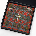 To My Beautiful Soulmate Necklace In Your Eyes I Have Found My Home Clan MacPherson Weathered Tartan Cross Dancing Necklace