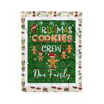 Products Personalized Gift Tartan Plaid Blanket Clan Don With Christmas Cookie Baking Crew Christmas Gift Blanket, Plaid Blanket, Christmas Fleece Blanket, Christmas Blanket, Tartan Blanket, Scottish Blanket, Scotland Blanket, Family Name Blanket, Custom Blanket, Personalized Blanket
