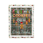 Personalized Gift Tartan Plaid Blanket Clan Craig Ancient With Christmas Cookie Baking Crew Christmas Gift Blanket, Plaid Blanket, Christmas Fleece Blanket, Christmas Blanket, Tartan Blanket, Scottish Blanket, Scotland Blanket, Family Name Blanket, Custom Blanket, Personalized Blanket