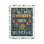 Personalized Gift Tartan Plaid Blanket Clan MacNeill Of Barra Ancient With Christmas Cookie Baking Crew Christmas Gift Blanket, Plaid Blanket, Christmas Fleece Blanket, Christmas Blanket, Tartan Blanket, Scottish Blanket, Scotland Blanket, Family Name Blanket, Custom Blanket, Personalized Blanket