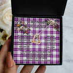 To My Beautiful Soulmate Necklace In Your Eyes I Have Found My Home Clan Dunlop Dress Tartan Forever Love Necklace