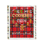 Personalized Gift Tartan Plaid Blanket Clan MacGillivray With Christmas Cookie Baking Crew Christmas Gift Blanket, Plaid Blanket, Christmas Fleece Blanket, Christmas Blanket, Tartan Blanket, Scottish Blanket, Scotland Blanket, Family Name Blanket, Custom Blanket, Personalized Blanket