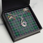 To My Beautiful Soulmate Necklace In Your Eyes I Have Found My Home Clan Urquhart Modern Tartan Rising Phoenix Necklace