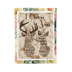 Scotstee Shop - Fleece Blanket - I Choose You At The Begining And End Of Everyday Gifts Fleece Blanket